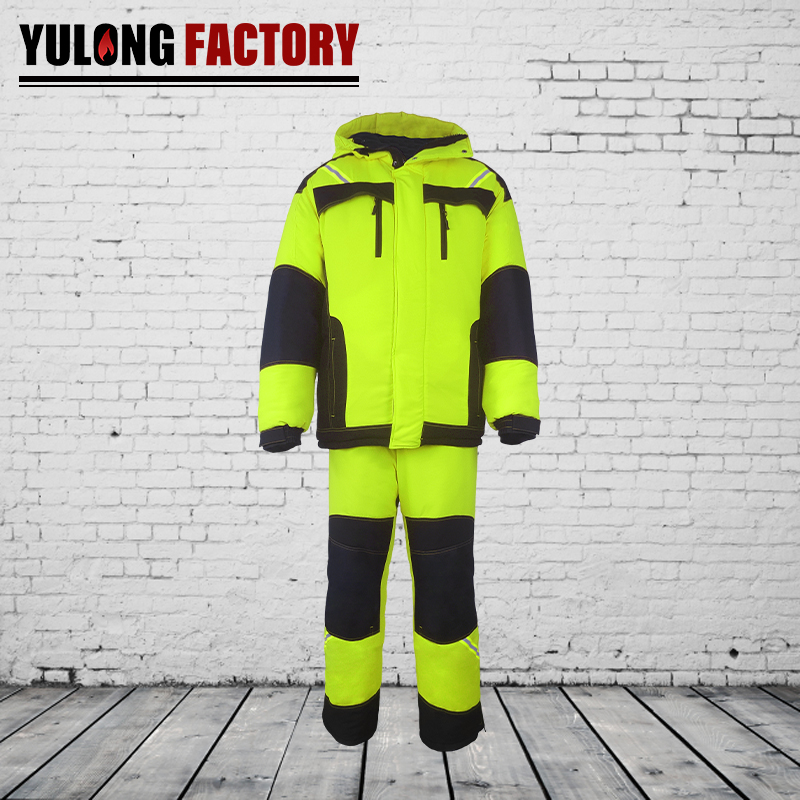 高能見度防水防風阻燃冬季防護工作服