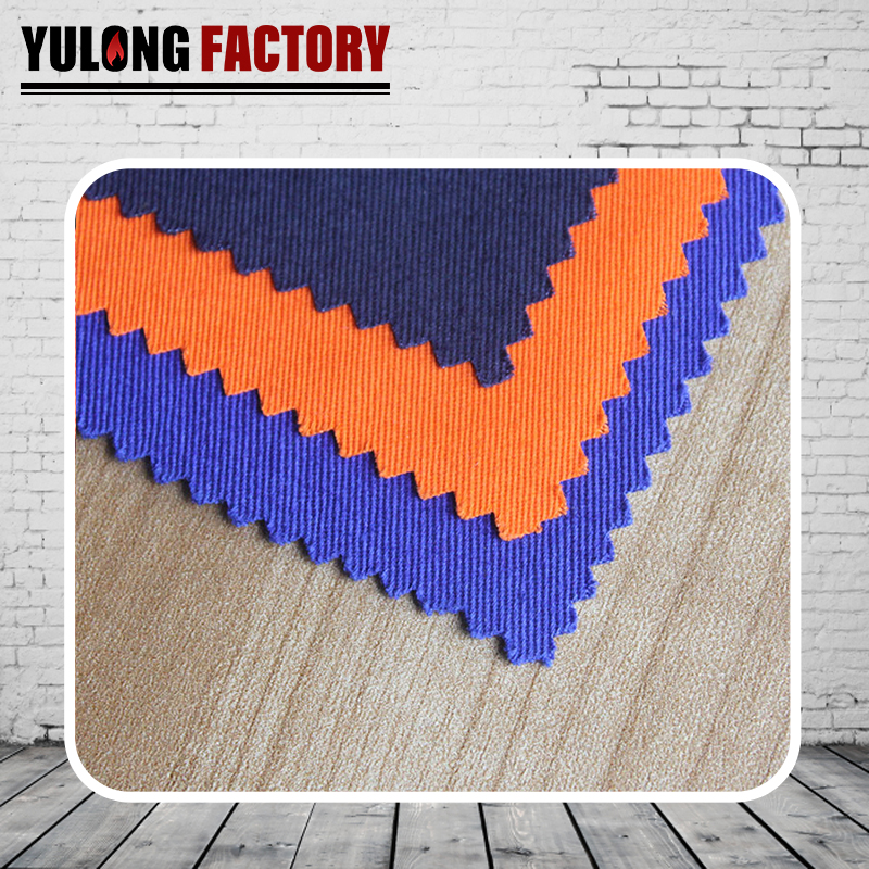 全棉阻燃防電弧防酸堿紗卡面料